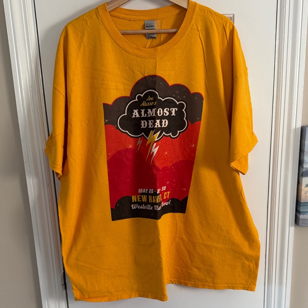 Joe Russo’s Almost Dead Westville Music Bowl New Haven Ct Orange Tee